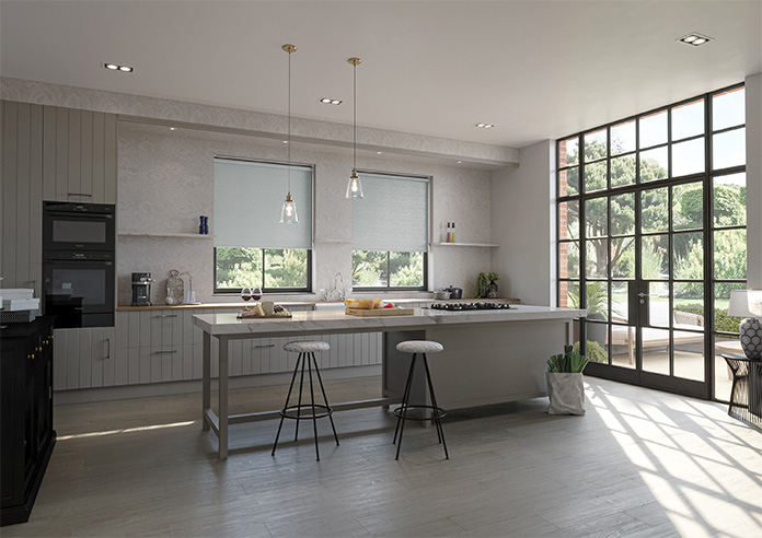 Splash (Blackout), Grey - Roller Blind - Image 7